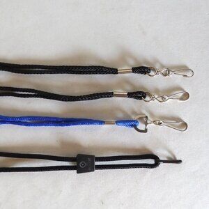17 - 20” NECK STRAP LANYARD ID CARD HOLDER THICK CORD LOT OF 4